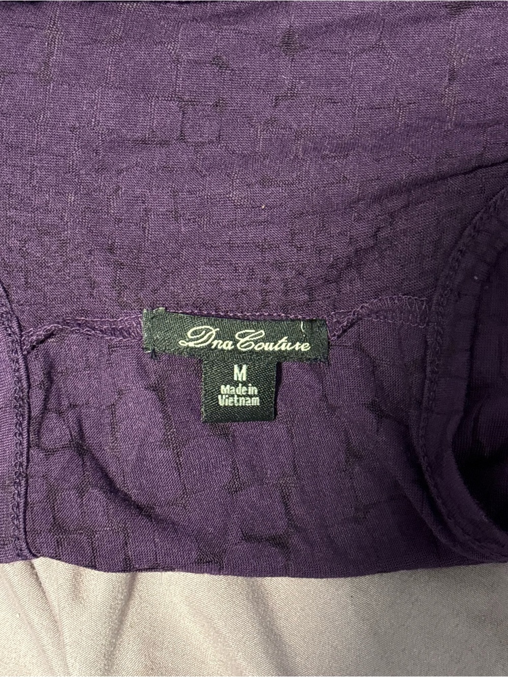 DNA couture Deep Purple Racerback Tank - Picture 3 of 4